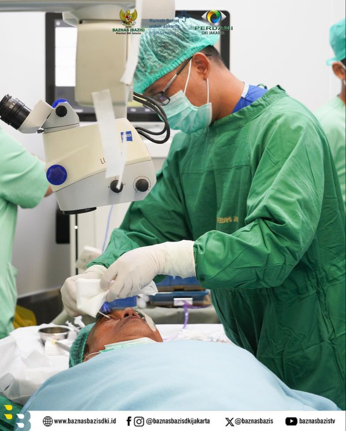 Operasi katarak mata gratis baznas jakarta